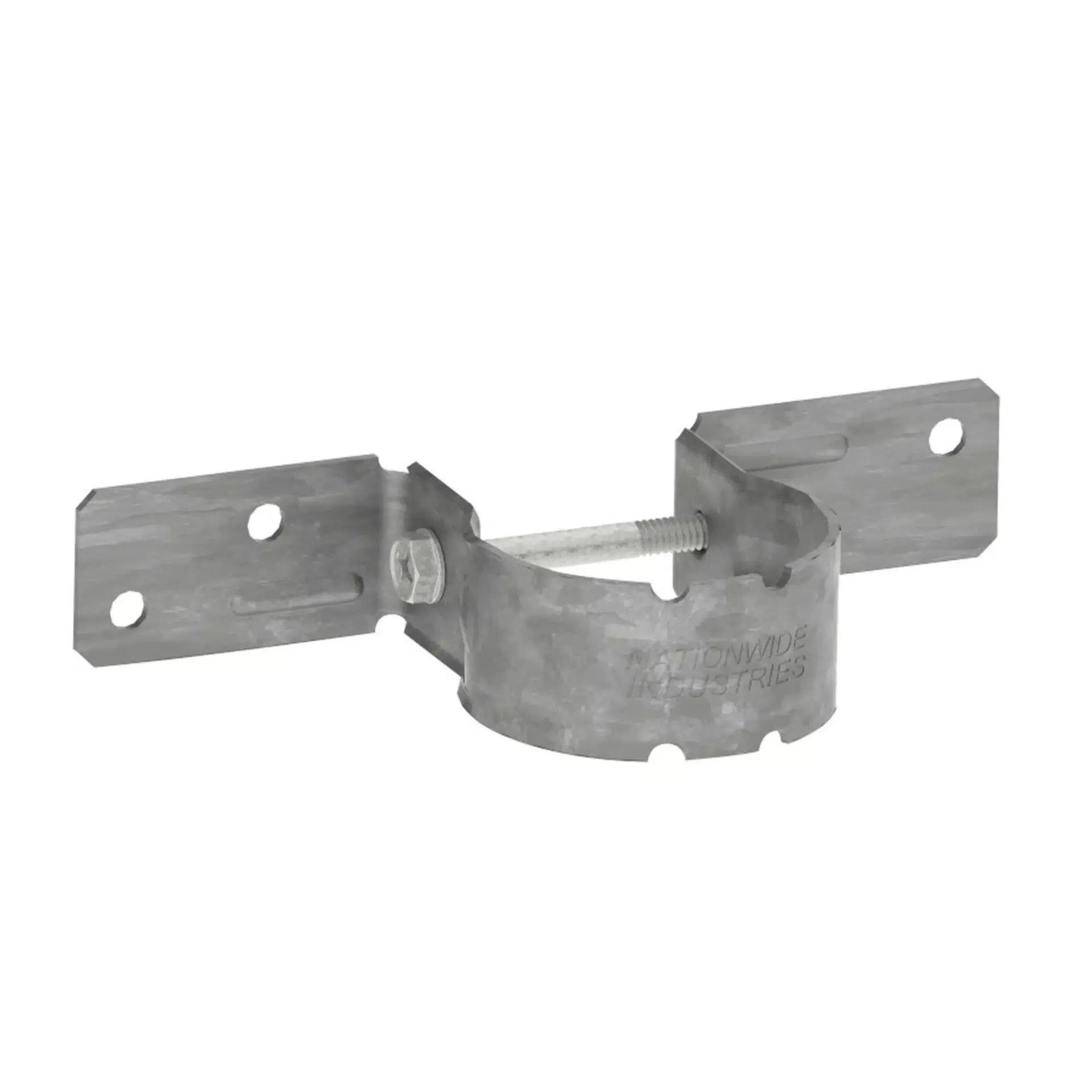 Fence Rail Bracket — Galvanized, Post-to-Rail