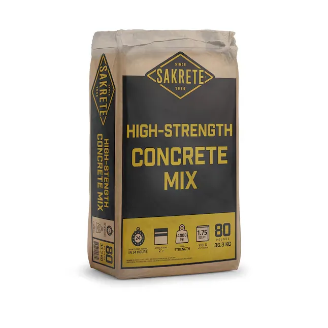 [CON-SAK-HIGH-80] Sakrete High-Strength Concrete Mix — 80 lb Bag
