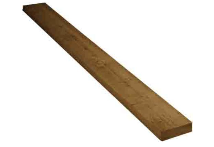 [FEN-TRIM-CED-2X6-12] Cedar Fence Trim — Prime, 2×6, 12 ft