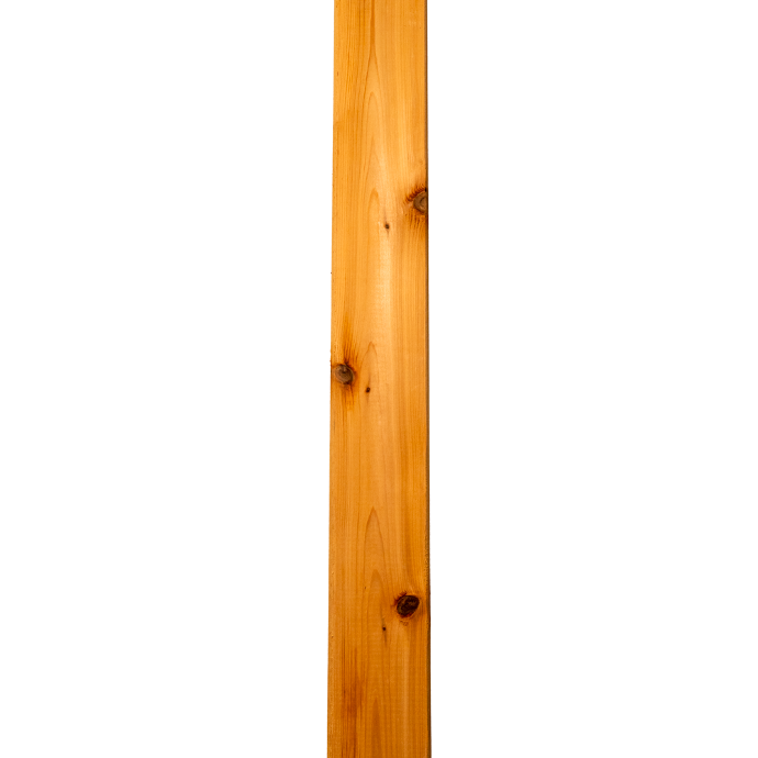 [FEN-RAIL-CED-2X4-12] Cedar Fence Rail — Prime, 2×4, 12 ft